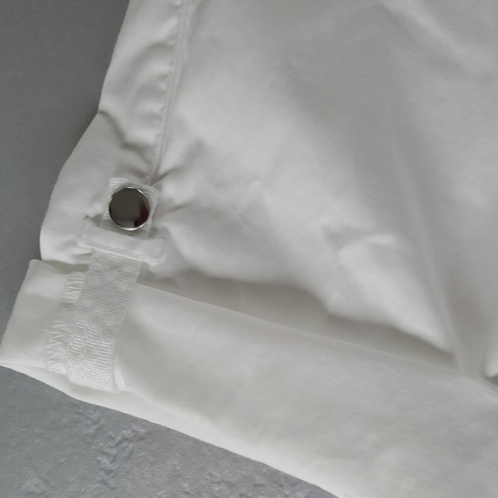 Cache White Pants With Silver Button - image 6